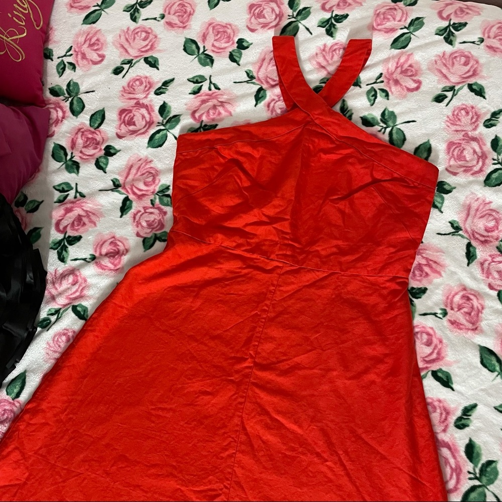 Ann Taylor Orange Dress. Size 12.